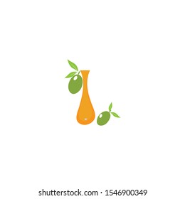 Olive tree vector illustration design template
