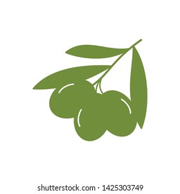 olive vector logo design - icon vector