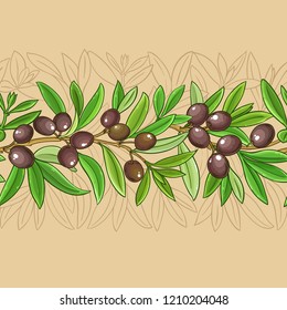 olive vector pattern