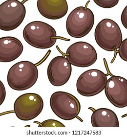 olive vector pattern