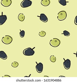 

Olives for background juicy pattern
