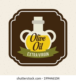 Olives design over beige background, vector illustration