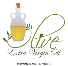 Olives design over white background, vector illustration