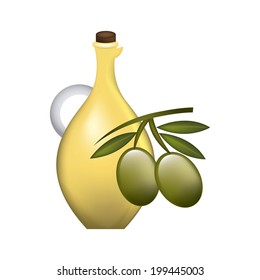Olives design over white background, vector illustration