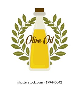 Olives design over white background, vector illustration