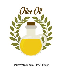 Olives design over white background, vector illustration
