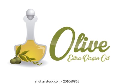 Olives design over white background, vector illustration
