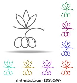 olives dusk icon. Elements of Vegetables in multi color style icons. Simple icon for websites, web design, mobile app, info graphics
