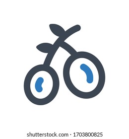 Olives Icon on white background