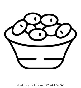 Olives icon outline vector. Oil olive. Food plant