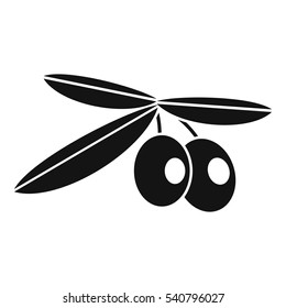 Olives icon. Simple illustration of olives vector icon for web