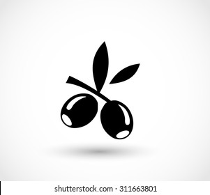 Olives icon vector