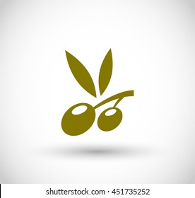 Olives icon vector 