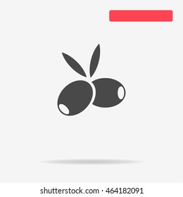 Olives icon. Vector concept illustration for design.