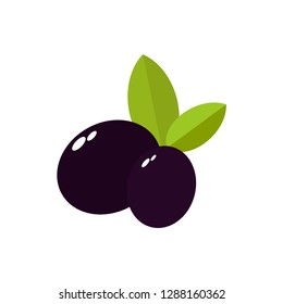 Olives. Olives icon. Vector illustration. EPS 10.