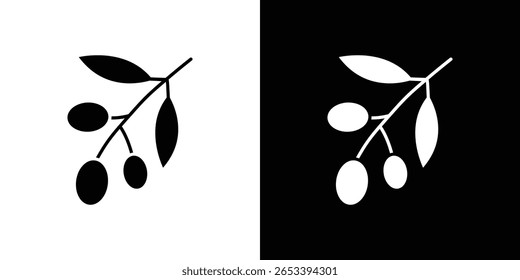 Oliven-Symbol Skalierbare Vektorgrafiken