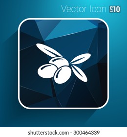 Olives Logo design vector template icon symbol.