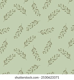 Olives pattern color. Vector illustration