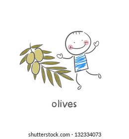 Olives and people