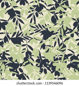 Olives seamless pattern. Can be used for fabric background, wrapping, apparel etc. Stock vector