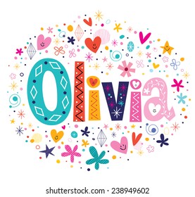 273 Olivia name Images, Stock Photos & Vectors | Shutterstock