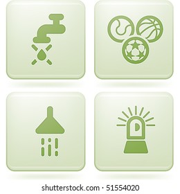 Olivine 2D Squared Set: Camping