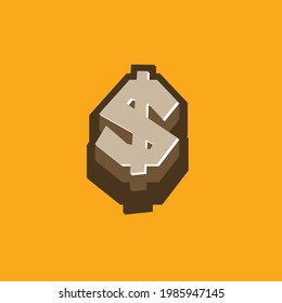 ollar symbol design vector object
