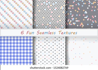  ollection of 6 delicate pastel textures. Children's wallpaper