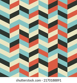 olored chevron tiles. The vector is simple and design repetitive.