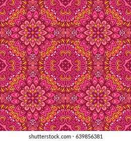 olorful Ethnic Festive Abstract Vector Pattern tiled design