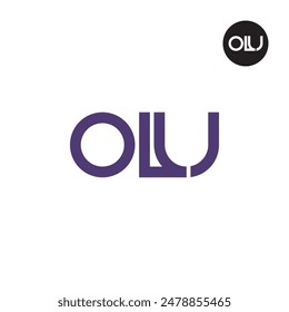 OLU-Logo-Buchstabe Monogramm Design