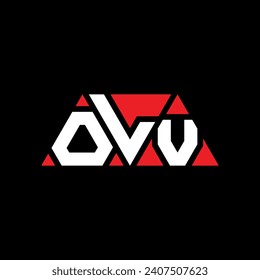 Logo-Design des OLV-Dreiecks mit Dreiecksform. Logo-Design-Monogramm des OLV-Dreiecks. OLV Dreieck Vektor Logo Vorlage mit roter Farbe. OLV dreieckiges Logo Einfach, elegant und luxuriös.