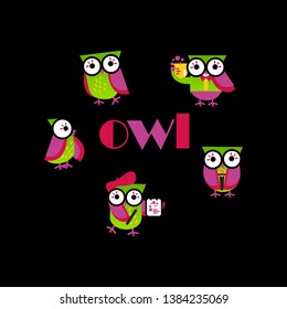 olw education logo abstract colour