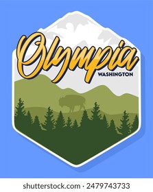 Olympia Washington state with beautiful nature views