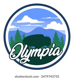 Olympia Washington state with beautiful nature views