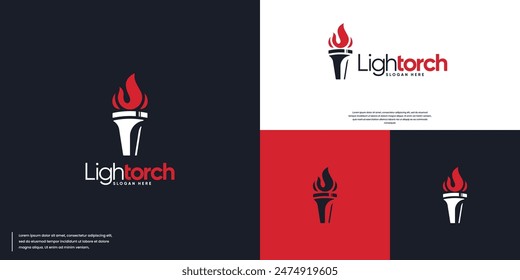 Olympic flame logo, competition symbol, torch, minimalist logo design.