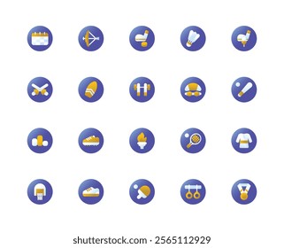 Olympic Games Gradient Icon. Sport and Competition Icon Theme, 