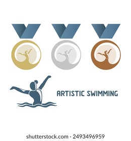 Olympic medals for artistic swimming