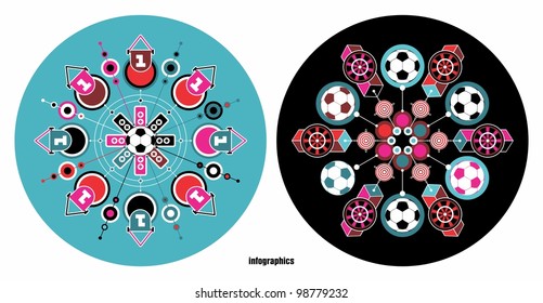 Olympic round infographics