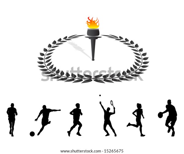 Olympic Torch Vector Stock Vector (Royalty Free) 15265675 | Shutterstock