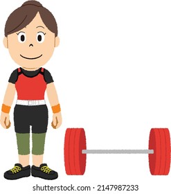 Olympic weightlifting is a sport in which athletes compete in lifting a barbell loaded with weight plates from the ground to overhead.