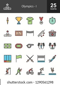 Olympics Filled Icons