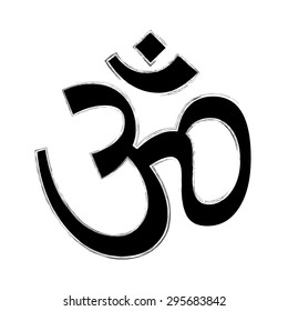 Om abstract symbol