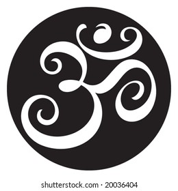 Aum Black Om Symbol Images Stock Photos Vectors Shutterstock