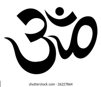 Aum Black Om Symbol Images Stock Photos Vectors Shutterstock