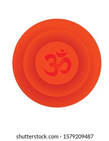 Om design vector lush color trending design.