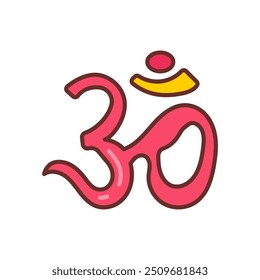 Om Filled Icons , Vector illustration
