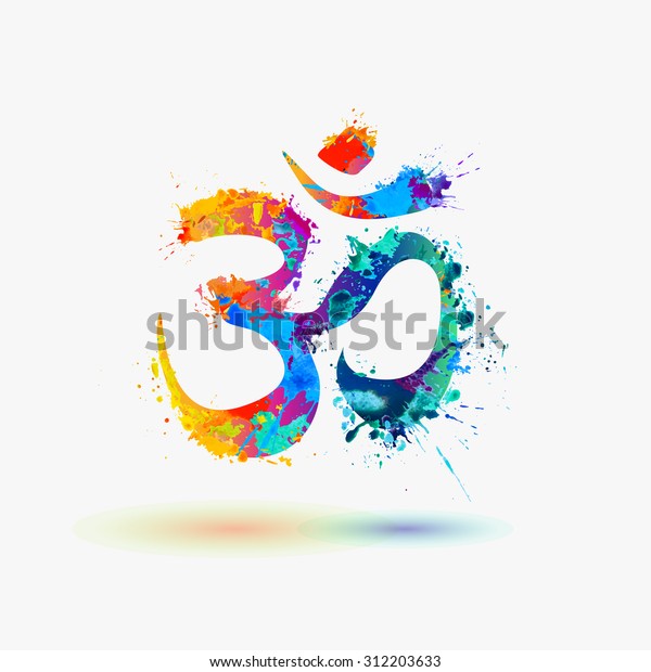 Om. Hindu lucky\
symbol