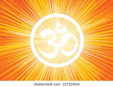 Om Hindu Religion sign