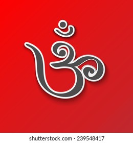 Om hindu symbol.Eps10